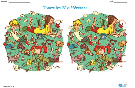 differencr|les 7 différences 20 minutes.